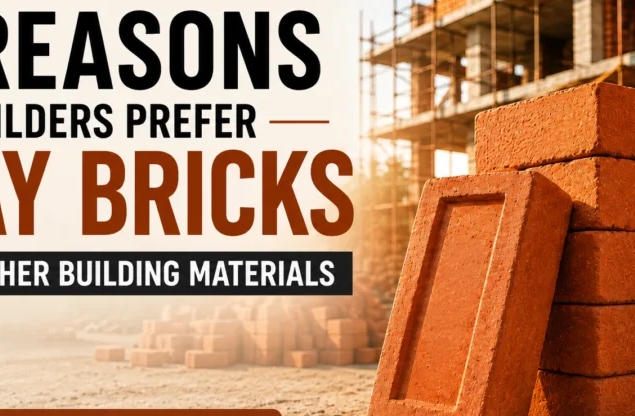 5 Reasons Builders Prefer Clay Bricks Over Other Building Materials
